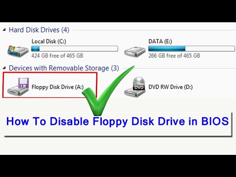 Video: How To Disable A Disk In The BIOS