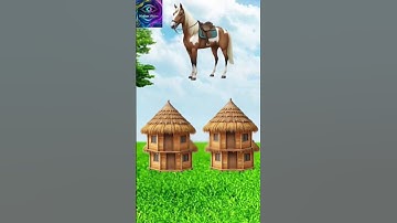 find the Horse Baby! ढूंढो घोड़े को ! puzzle challenge #shortfeed #shortspuzzle