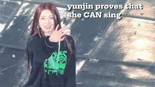 Download lagu Yunjin from LE SSERAFIM proves that she CAN sing for 3:22 minutes