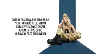 SIMA - Už Ne (prod. Gajlo & SkinnyTom) |LYRICS VIDEO|