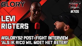 ‘Als ik Rico wil, moet het beter!’ Levi Rigters #Glory92 Post-Fight Interview 🥊 by ChampsTalkTV 1,660 views 11 days ago 1 minute, 13 seconds