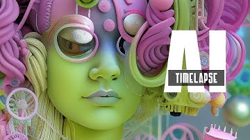 Noise Painting Time Lapse with Clip Studio and Stable Diffusion