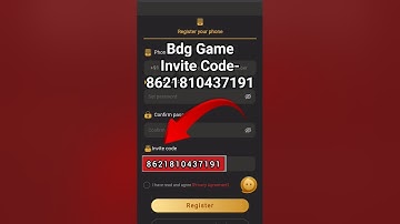 Bdg game invite code | bdg game invite code kaise nikale | bdg game referral code#bdggameinvitecode