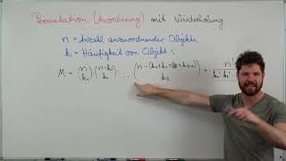 Permutation mit Wiederholung, ÜBERSICHT + Beispiele, Kombinatorik Anordnung von Elementen