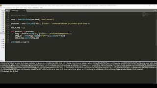 Data Grab from E-commerce Website using Scrapping Technique