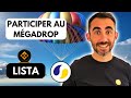  tuto  comment participer au megadrop de binance  lista 