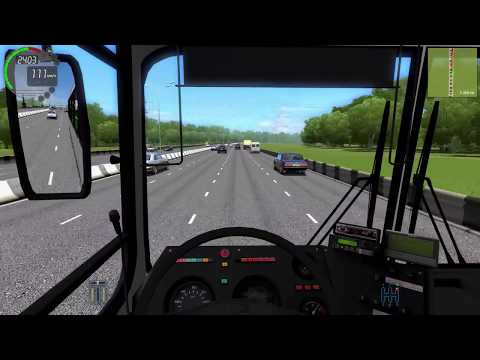 Водитель Автобуса Лиаз В Сити Кар Драйвинг + Руль Logitech G25.