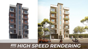 [High Speed] Architecture Rendering Photoshop (Hậu kỳ kiến trúc)