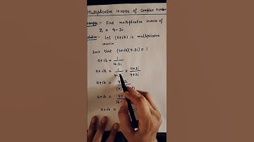 Multiplicative inverse of complex number|(part-3)