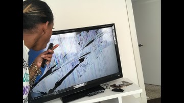 BROKEN TV SCREEN PRANK ON MOM (extremely funny!)