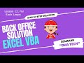 Lesson: 13. For Each Loop, With Example, Vba Tutorial Basic To Advance, Backoffice Work in Excel Vba