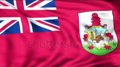 Bermuda Flag Waving British Territory