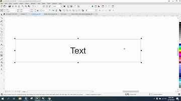 Corel Draw Tips & Tricks Type and Align at the same time