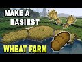 How to Make Easist Wheat Farm in Minecraft🌿🌾