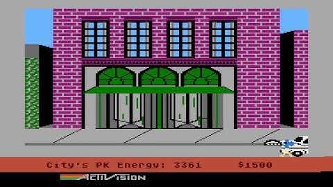 GHOSTBUSTERS - ATARI 800 XL - HALLOWEEN 2020 HORROR GAME