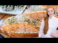 Lemon Herb Cedar Plank Salmon - The BEST Salmon Recipe for the grill! JUICY & Delicious!
