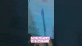 Learn basic concepts of exponents #motivation #easy