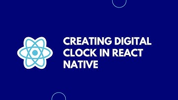 Digital clock in react native || React native reanimated.