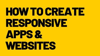 Responsive Design Tutorial: How to Design Apps & Websites Using Relative Positioning