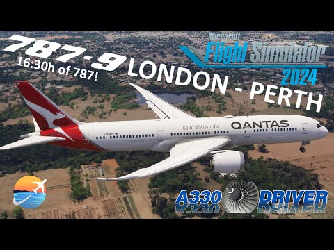 16:30h Of Boeing 787-9 | Europe To Australia Nonstop | London - Perth | Real Airline Pilot