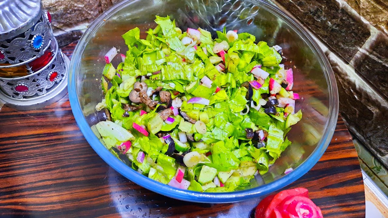 Healthy Weight Loss Salad سلاد Made By Sonia Rasool - YouTube