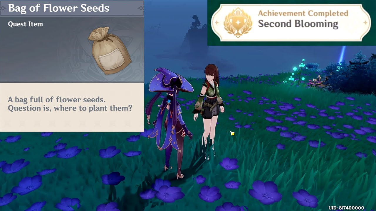 3 DAYS TIMEGATED QUEST - Bag of Flower Seeds