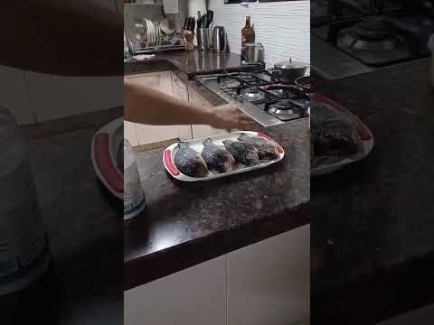 frying TILAPIYA fish 🐠 for lunch#satisfyling#asmr#food#viral##yt#mukbang#video#short#youtubeshorts