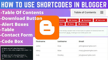 How to Use Shortcodes in Blogger - shortcodes for blogger template | part 4