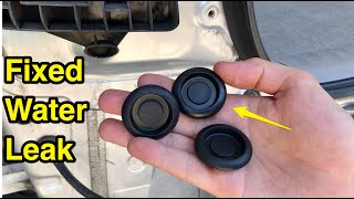How to find and fix a water leak in your Toyota car.