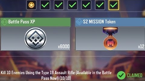 Call of Duty Mobile Kill 10 Enemies Using the Type 19 Assault Rifle Task Complete