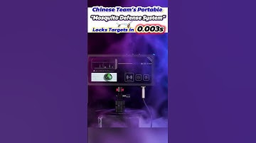Chinese Team’s Portable “#Mosquito Defense System” Locks Targets in 0.003s #InnovateChina #laser