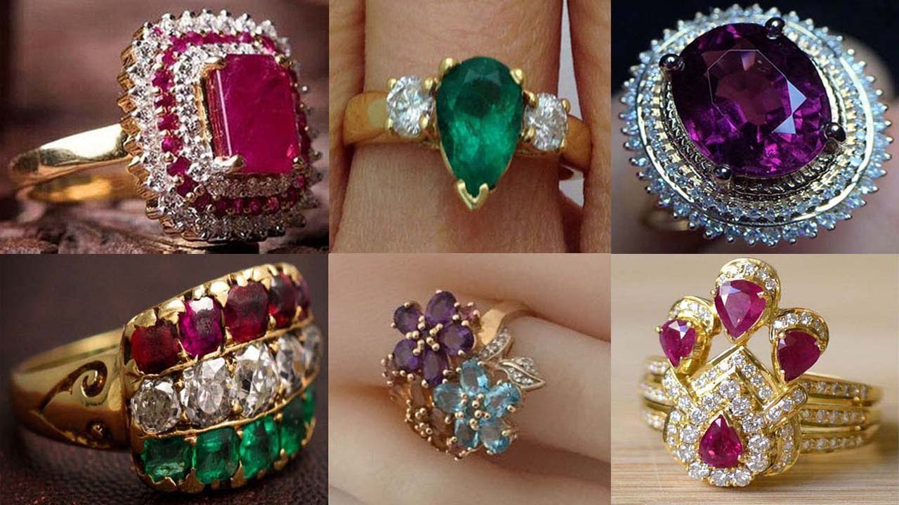 New Gold Rings Designs | Latest Pure Gold Rings Collection. - YouTube