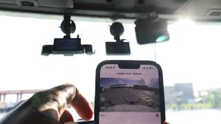 Icesky 4K Dash Cam Front and Rear Left Right with GPS, 20MB/s WiFi 6