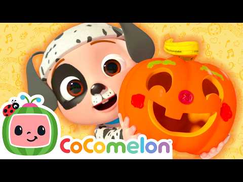 JJ's Pumpkin Carving Song 🎃 CoComelon Nursery Rhymes | Halloween For Kids | Toddler Learning Songs
