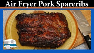 Pork Spareribs Roasted in an Air Fryer