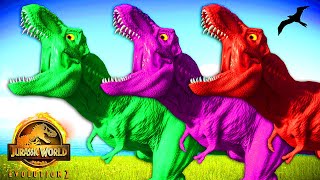 🔴Incredible Tyrannosaurus x Godzilla evolution of River Who's Next Dinosaurs KING? Jurassic Aventure