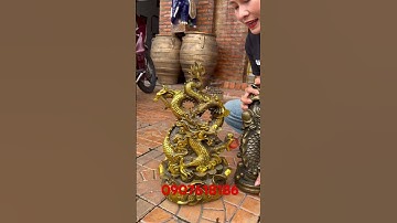 Rồng phun châu- di lạc cởi cá chép đồngxưa #đồcổxưa #đồđồngcổ #đôxưa I #đồcổxưa #tư