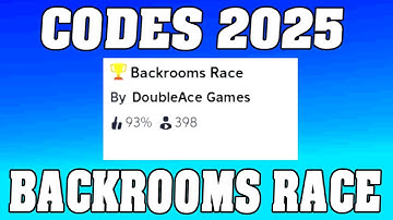 Backrooms Race Codes 2025 in Roblox ! ✅⤵️
