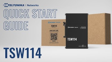 TSW114 - Gigabit Din Rail Switch | Quick Start Guide