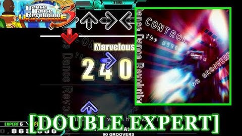 【DDR UNIVERSE 3】 CONTROL (The Attic remix) / 90 GROOVERS [DOUBLE EXPERT] 譜面確認+Clap