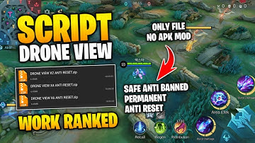 UPDATE TERBARU‼️SCRIPT DRONE VIEW MOBILE LEGENDS ANTI BANNED WORK RANKED NEW PATCH FREE NO PASSWORD