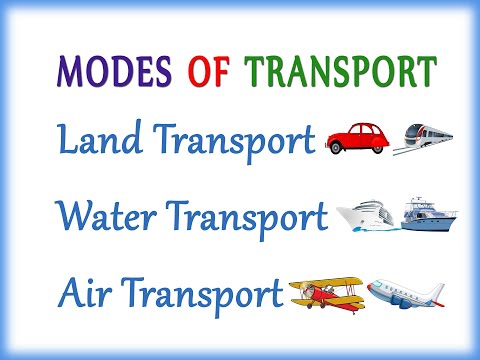 Modes of transport