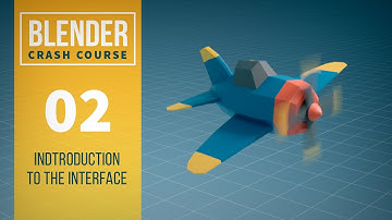 Introduction to the interface - Blender 2.8 Crash Course #02