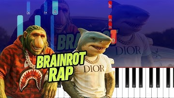 Party Tunes - Brainrot Rap (Piano Tutorial)