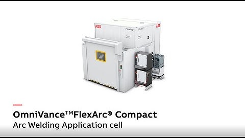 ABB Robotics OmniVance FlexArc Compact Arc-Welding Cell