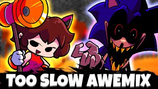 Sonic Too Slow Awemix VS Friday Night Funkin | Playable Mayhem Part 4 (FNF MOD)