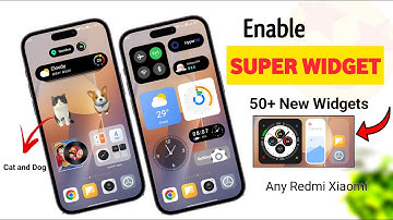 Install Super Widgets On Any Redmi Xiaomi Devices | Enable Cat & Dog Widgets Support Miui & HyperOS