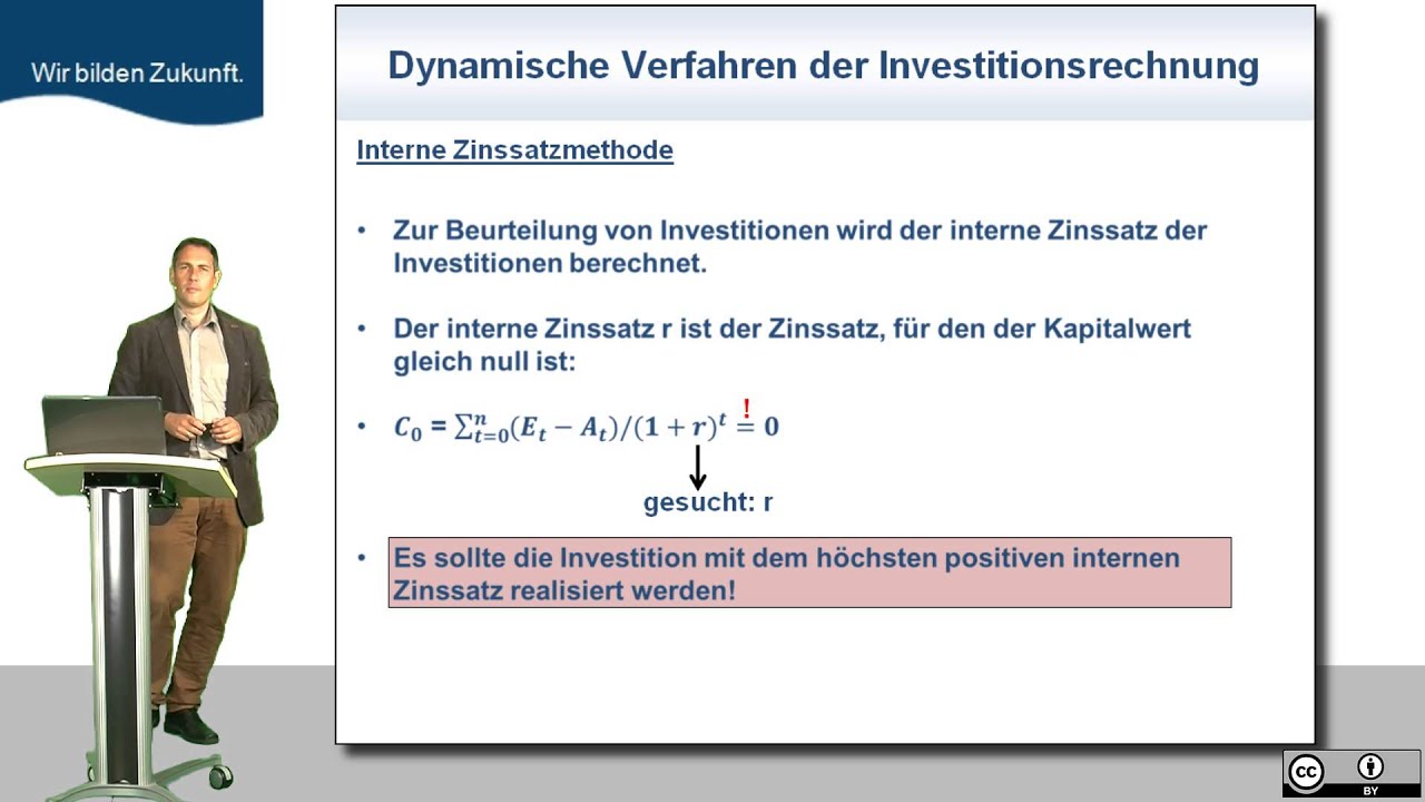 Dynamische Investitionsrechnung YouTube