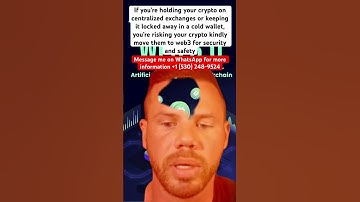 Move your Crypto to Web3 Security, Exchanges and Cold Wallets aren