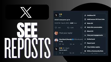 How To See X/Twitter Quote RepostsRetweets 2024 GUIDE